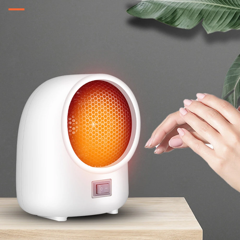 Desktop Electric Heater Household Desktop Small Electric Heater Office Desktop Mini Heater Portable Home Heating Foot Warmer — view 3
