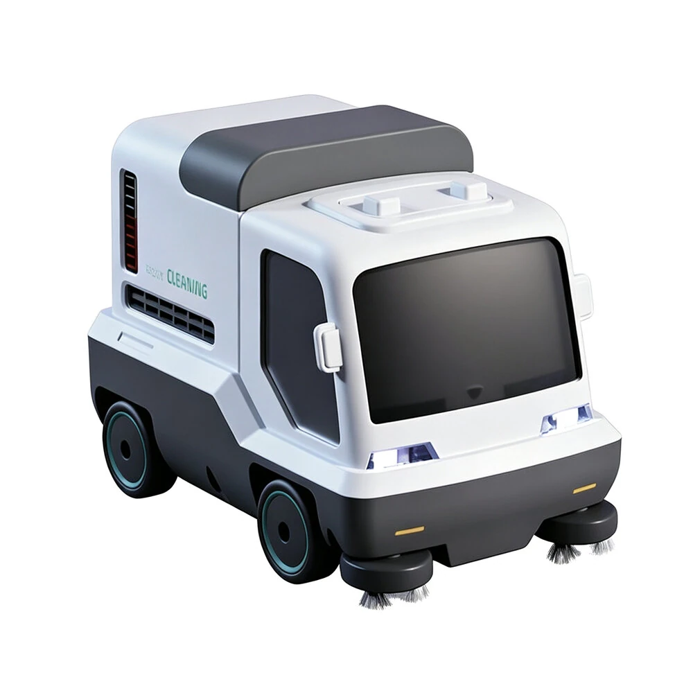 Desktop Vacuum Cleaner RC Car RTR 2.4G with Sound and Light Effects Exhaust Air Filtration Vehicles Models Toys
