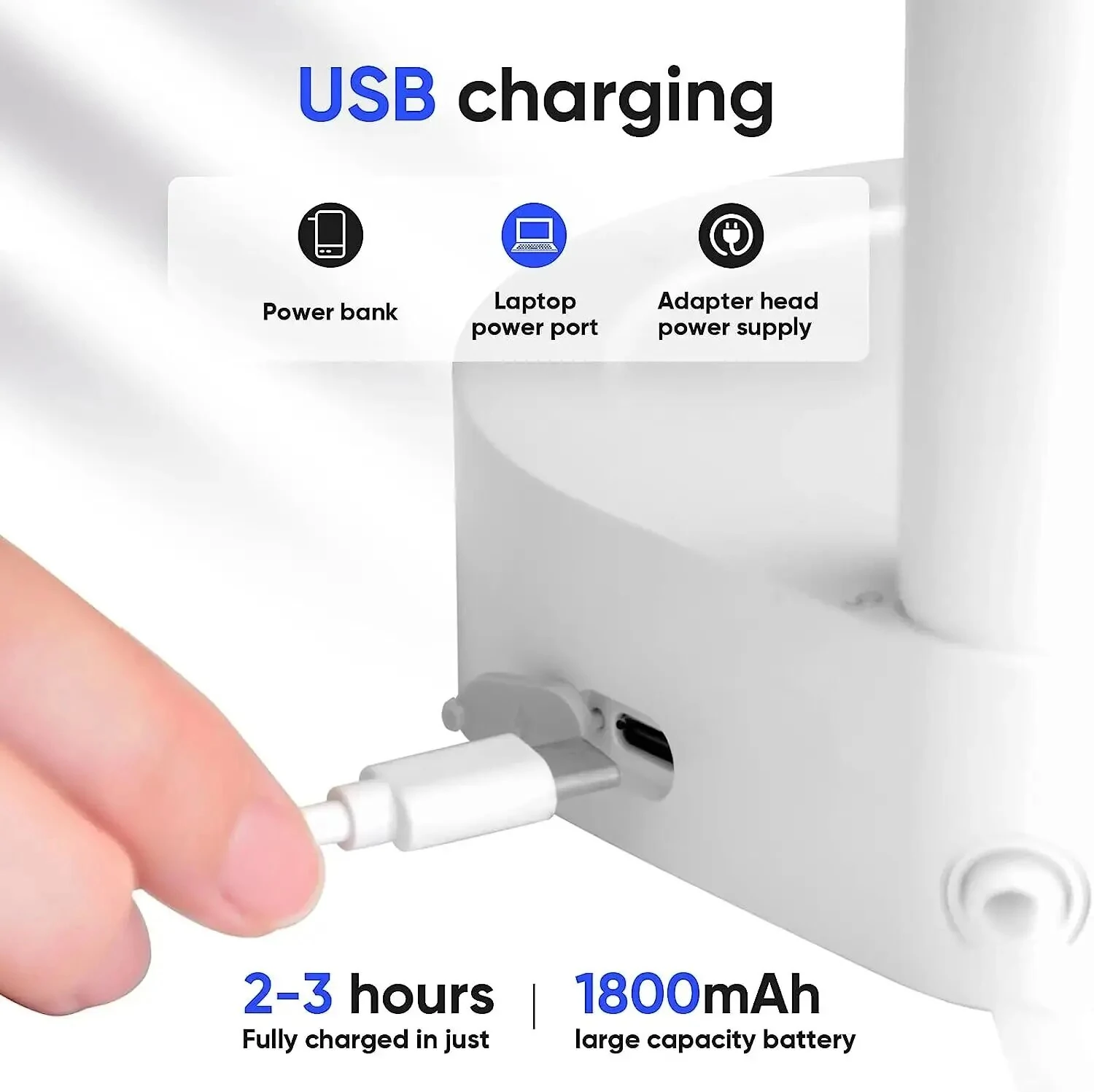 Desktop Water Bottle Dispenser Automatic Smart Electric Water Dispensers for 5 Gallon & Universal Bottles USB Charging 7 Levels — view 6