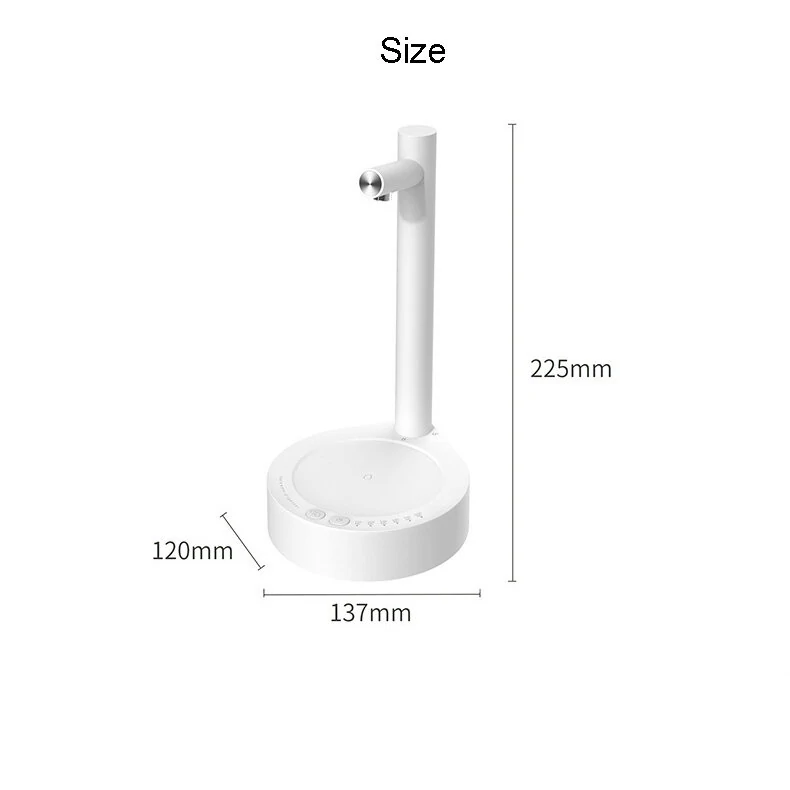 Desktop Water Bottle Dispenser Automatic Smart Electric Water Dispensers for 5 Gallon & Universal Bottles USB Charging 7 Levels — view 8