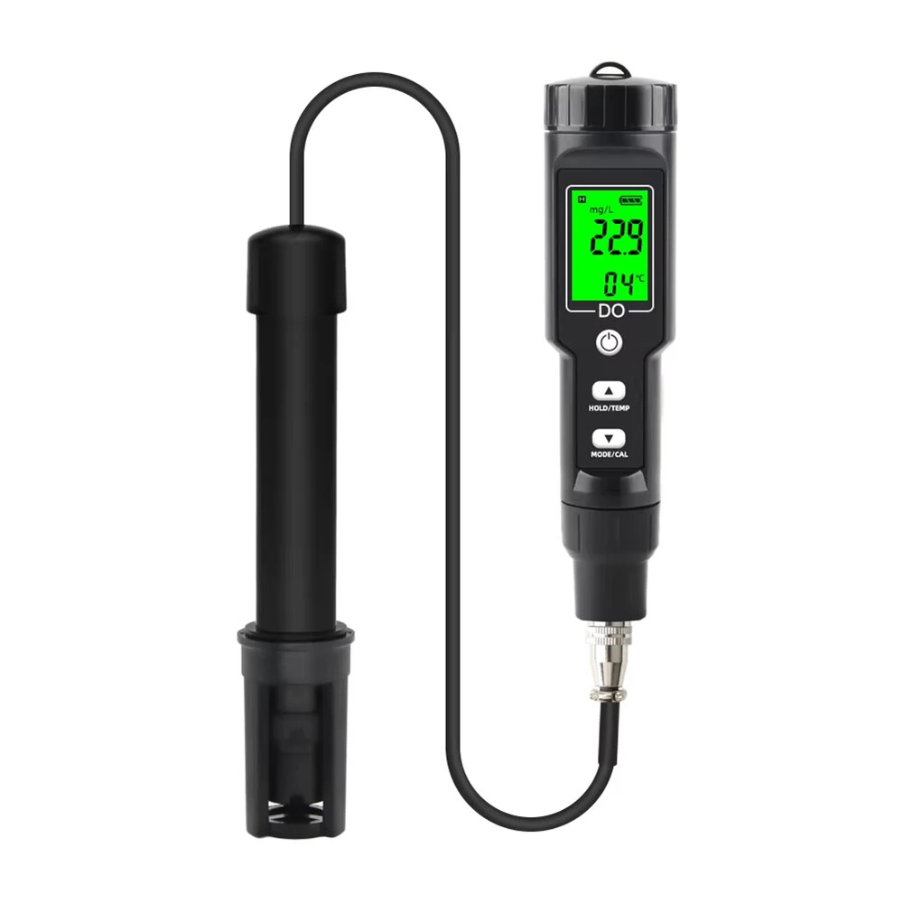 Digital Dissolved Oxygen Meter 0.0-40.0 mg/L ATC Backlight LCD Display Accurate Water DO Tester for Aquariums Pools Ponds Aquaculture with Temperature Measurement — view 7