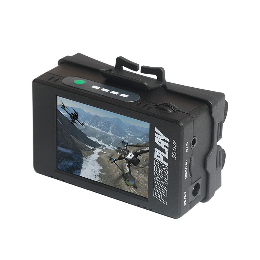DirectFPV ImmersionRC PowerPlay DVR 720*576/480 Analog to Digital Converter for Fat Shark FPV Goggles 8.4V/2A H.264 FPV Drone — view 6