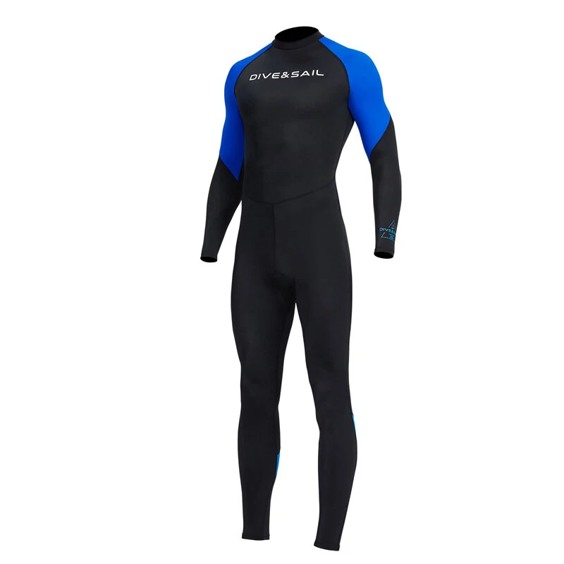 DIVE&SAIL UPF50+ Men's One Piece Long Sleeve Wetsuit UV Protection Soft Skin-Friendly Breathable Quick Dry Diving Suit Set Suitable for Swimming Snorkeling Surfing — view 7