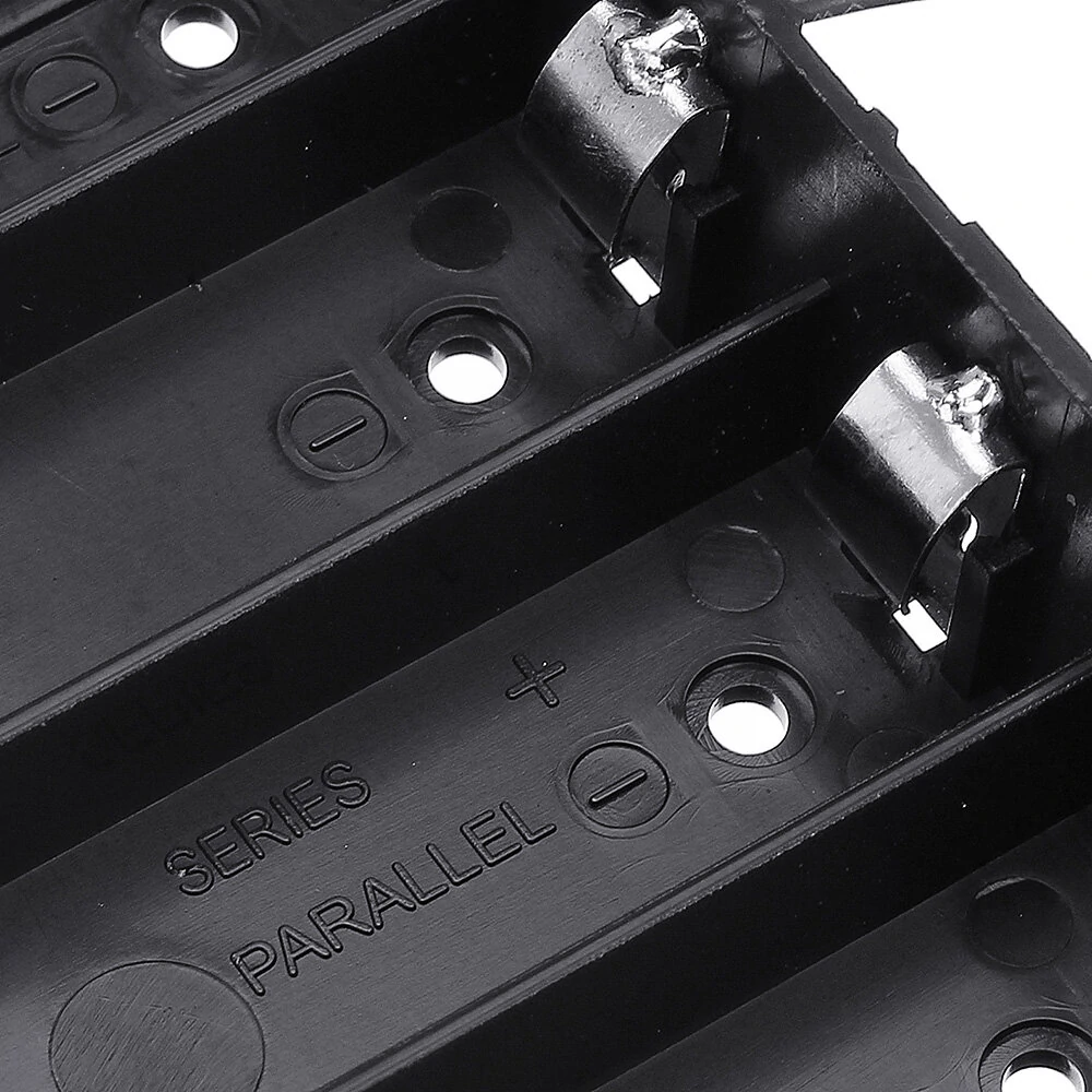 DIY 4 Slot 18650 Battery Holder With 8 Leads — view 7