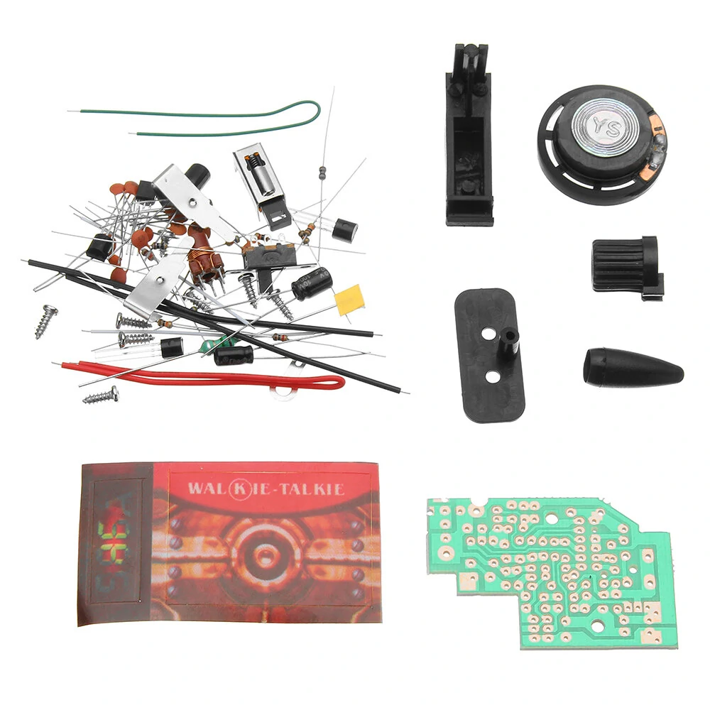 DIY Electronic Walkie-talkie Production Kit Starter Kits Welding Experiment Training Kit — view 2