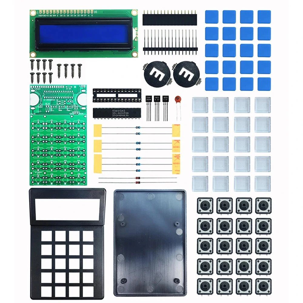 DIY LCD1062 Electronic Calculator Kit ABS Shell Soldering Training Microcontroller Experiment — view 6