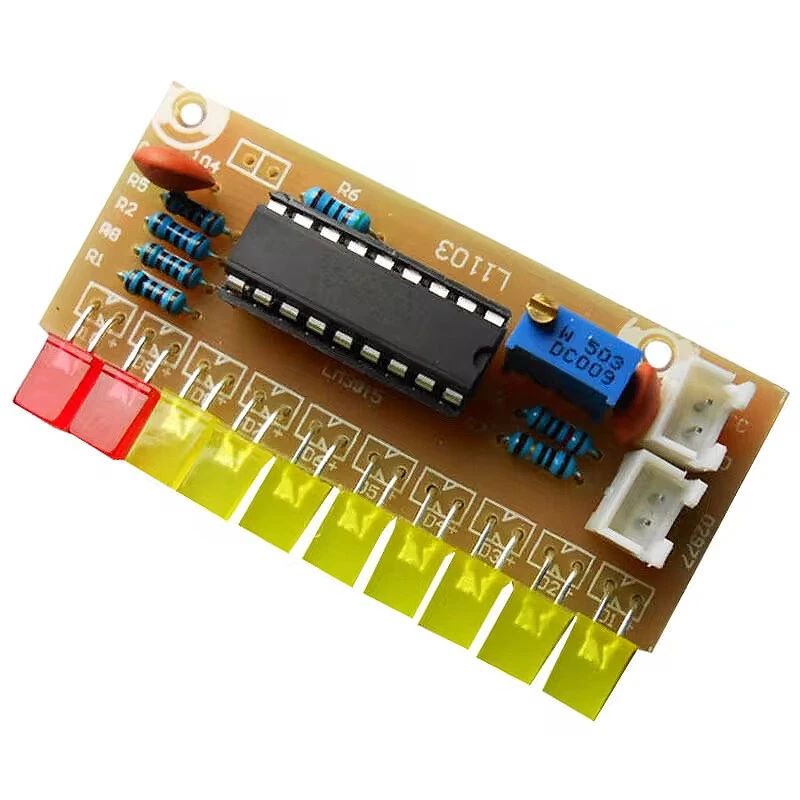 DIY LM3915 10 Segments Audio Level Indicator Kit Electronic Audio Indicator Suite — view 3