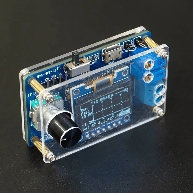 DIY Mini Digital Oscilloscope Kit STC8K8A Microcontroller Electronic Soldering Practice Parts — image 1