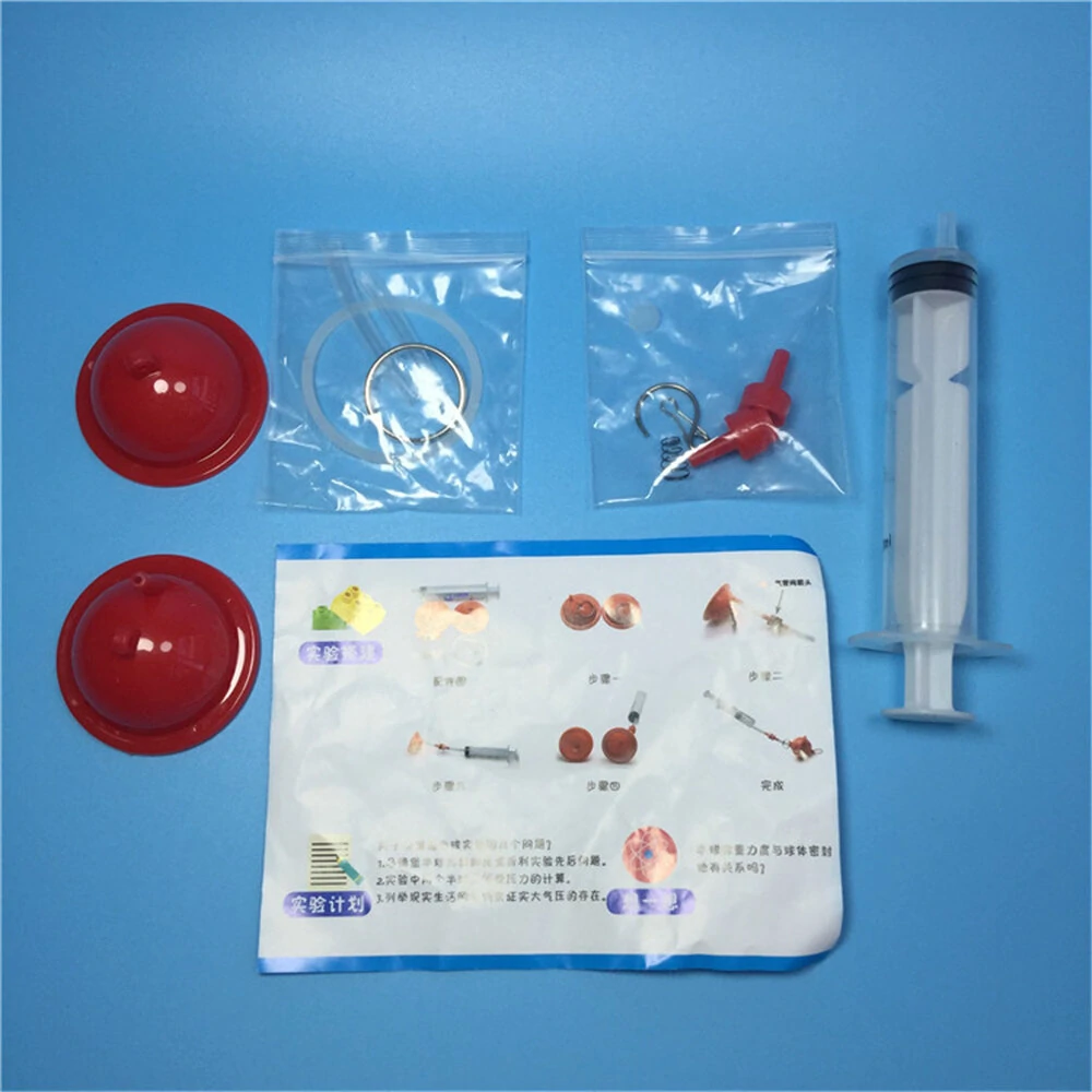 DIY Physical Experiments Technology Kit Magdeburg Hemisphere Atmospheric Pressure Demonstration Test Students Learning Toys — view 7