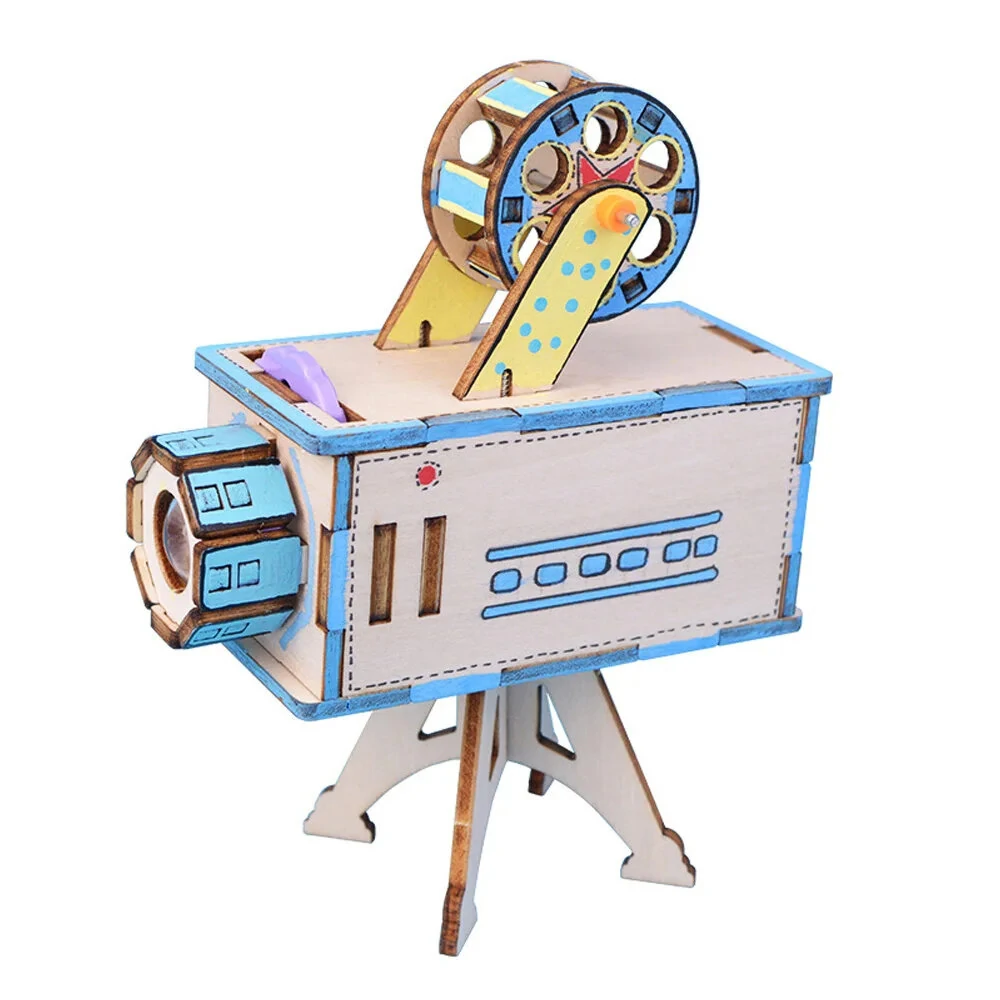 DIY Projector Science And Technology Invention Hand-Made Self-Made Education Experiment Kit Model Toy Physics Kids Children Gift Project — view 3