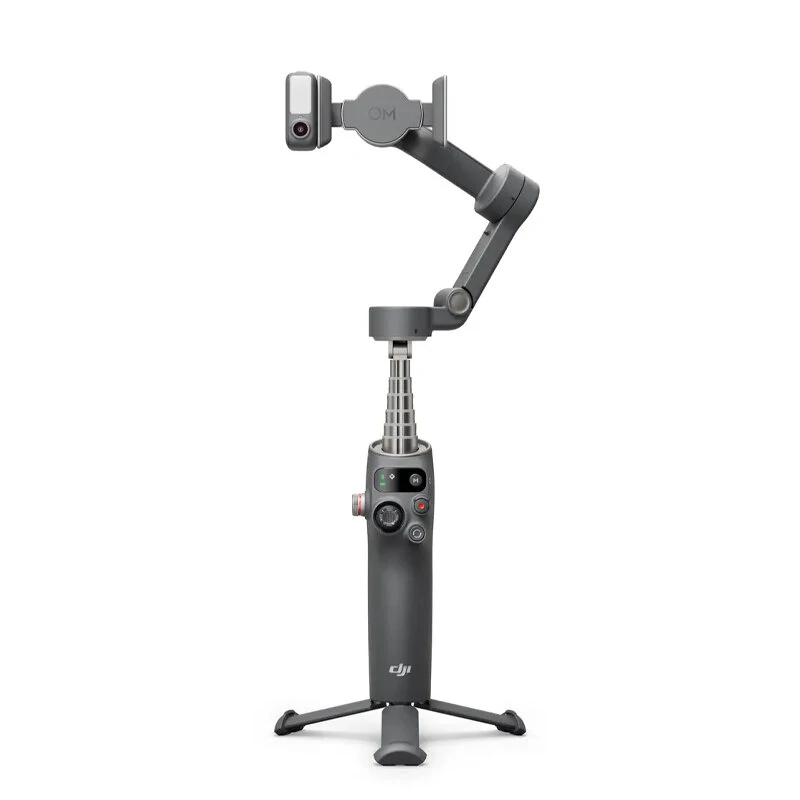 DJI Osmo Mobile 7P Phone Stabilizer with Smart Tracking Module 3-Axis Built-in Extension Rod & Tripod Foldable Portable Mobile Gimbal Support Quick Release