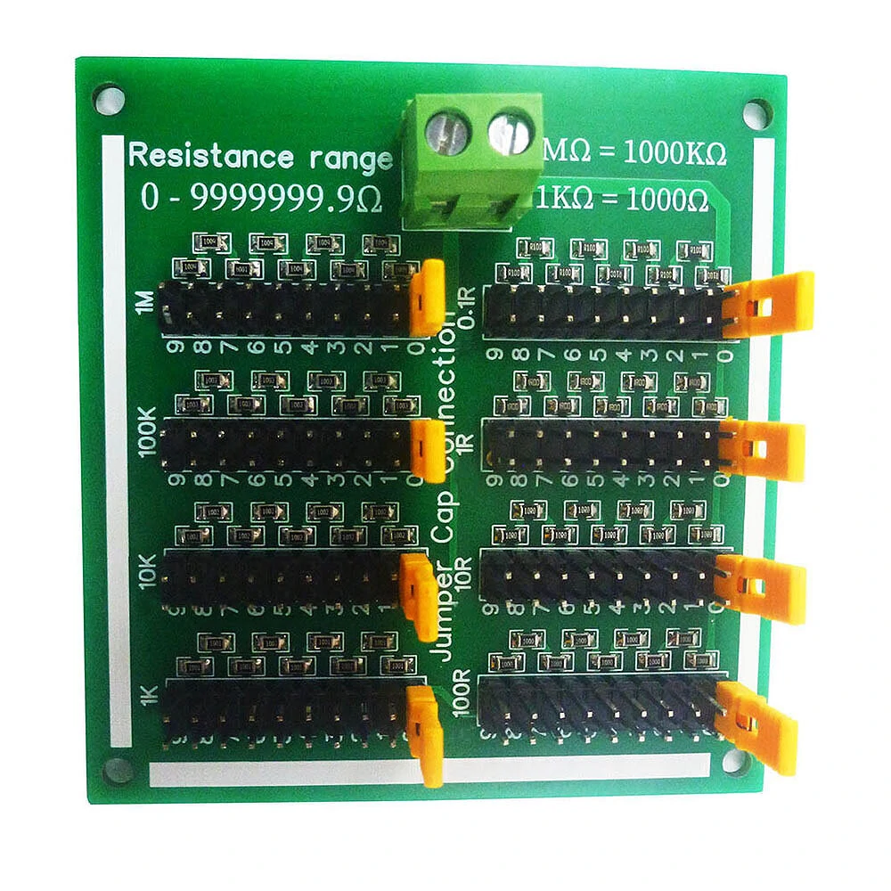 DNR1A07 0-10M 0.1R-9999999R Step 0.1R Adjustable Programmable Resistance Module C35 DIN Rail Shell for Arduino UN0 MEGA PLC — view 7