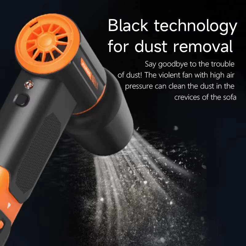DOCREATE V-94K Wireless Electric Dust Collector 8000mAh Battery Turbo Fan 200W 4-Speed Lightweight Portable Keyboard Cleaner Compressed Air Replacement — view 3