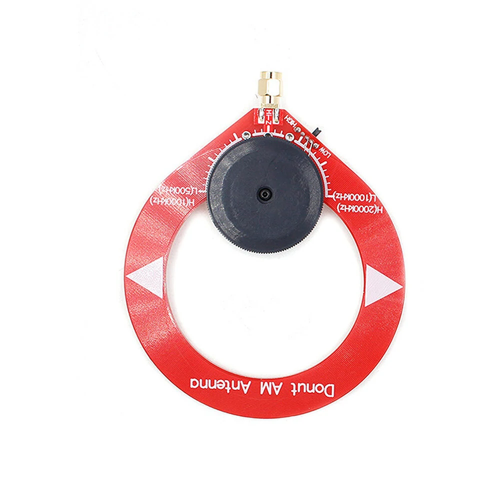 Donut AM Radio Antenna Red Mini Loop Antenna 500kHz-2000kHz Frequency Range Medium Wave Antenna — view 2