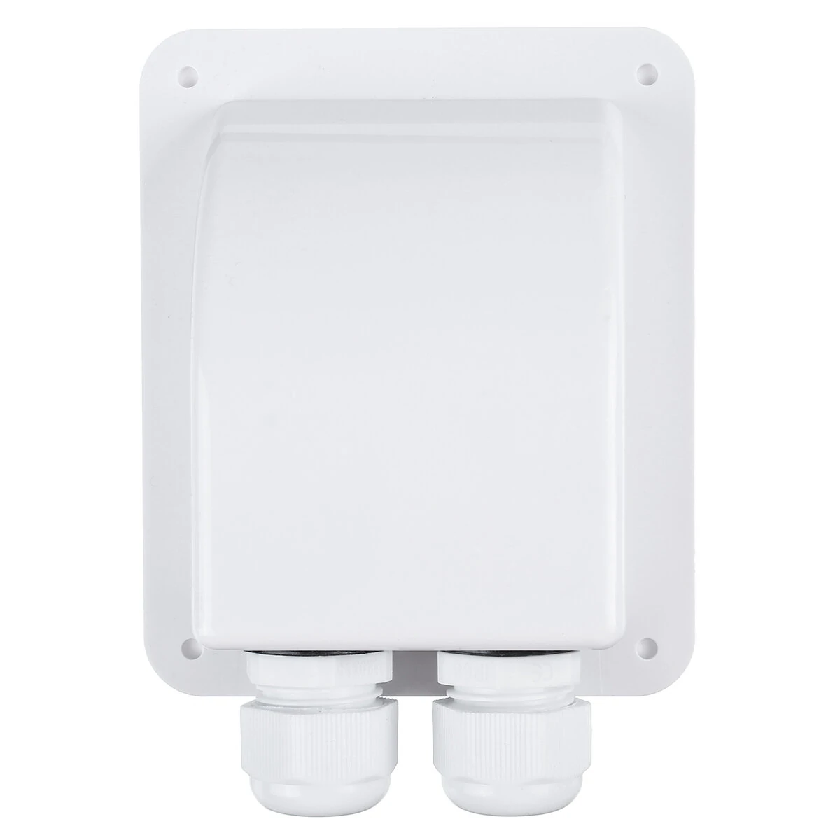 Double Roof Cable Entry Gland Box Solar Panel For RV Caravan Boat Van White — view 2