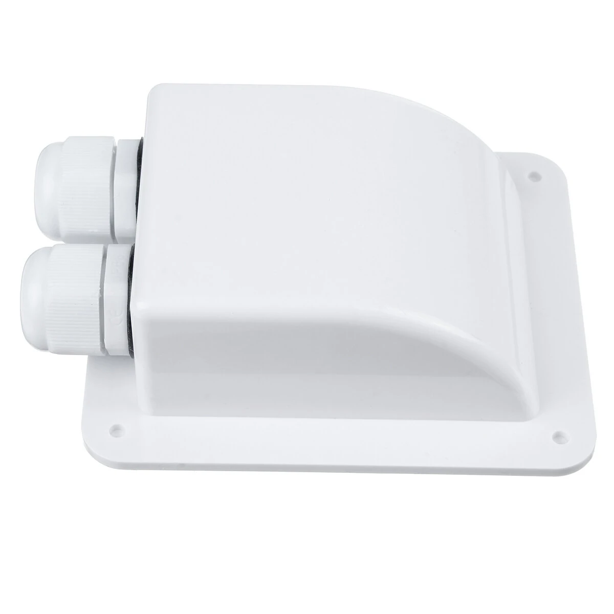 Double Roof Cable Entry Gland Box Solar Panel For RV Caravan Boat Van White — view 4