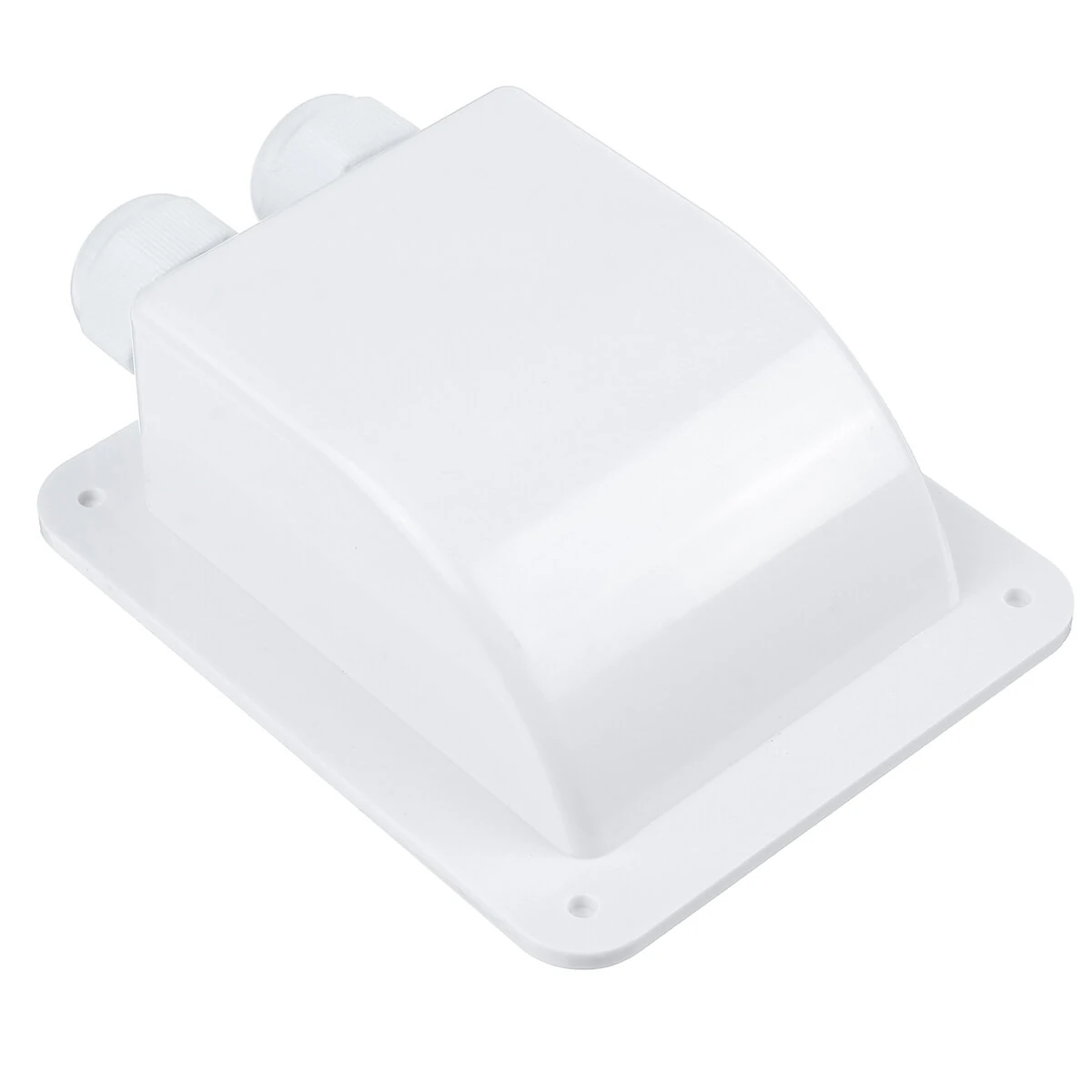 Double Roof Cable Entry Gland Box Solar Panel For RV Caravan Boat Van White — view 5