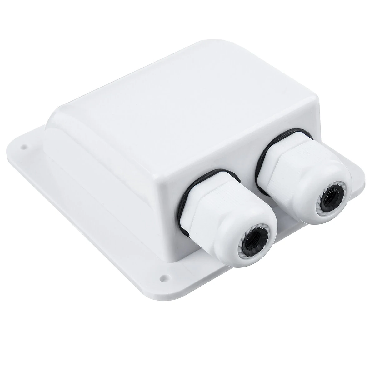 Double Roof Cable Entry Gland Box Solar Panel For RV Caravan Boat Van White — view 6