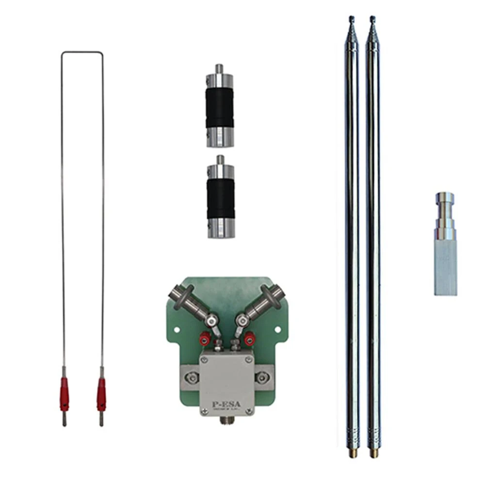 DP200 7-54MHz 200W Portable Dipole Antenna Stainless Steel Telescopic Design for UV Band Horizontal Polarization SWR Less Than 1.5 Lightweight Temporary Communication — image 1