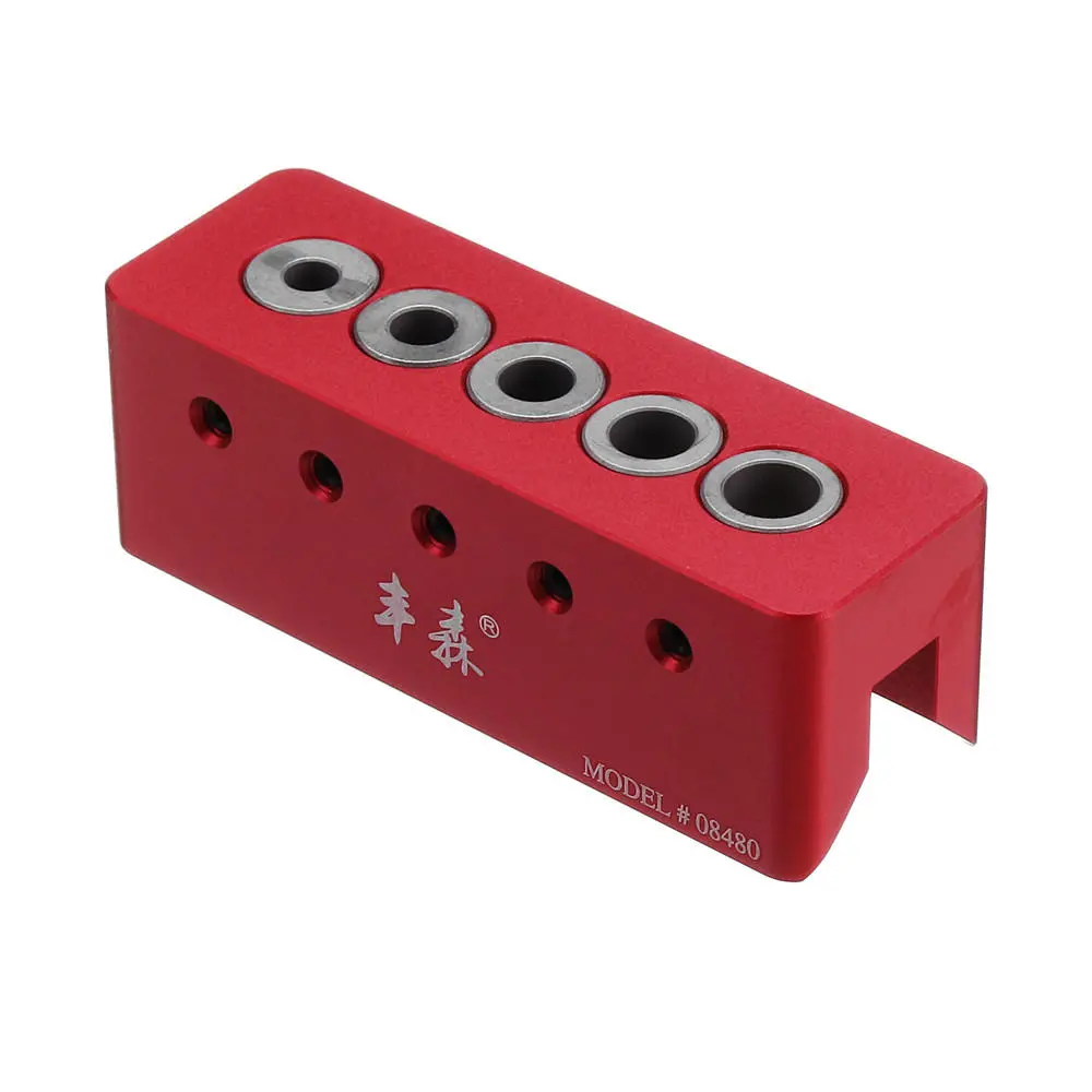 Drillpro 08480 6/7/8/9/10mm 90° Drill Straight Angle Guide Bit Doweling Jig Woo — view 3