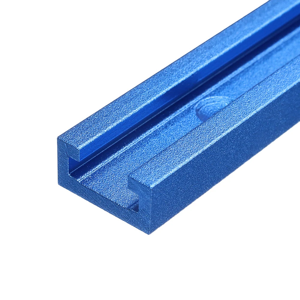 Drillpro 100-1220mm T-track T-slot Miter Track Jig T Screw Fixture Slot 19x9.5mm For Table Saw Router Table Woodworking Tool