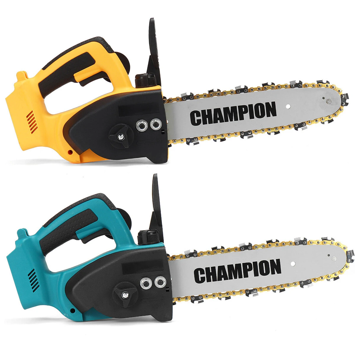 Drillpro 10Inch Cordless Brushless Electric Chain Saw Woodworking Wood Cutter For Makita Battery W/ Plastic Box — view 2