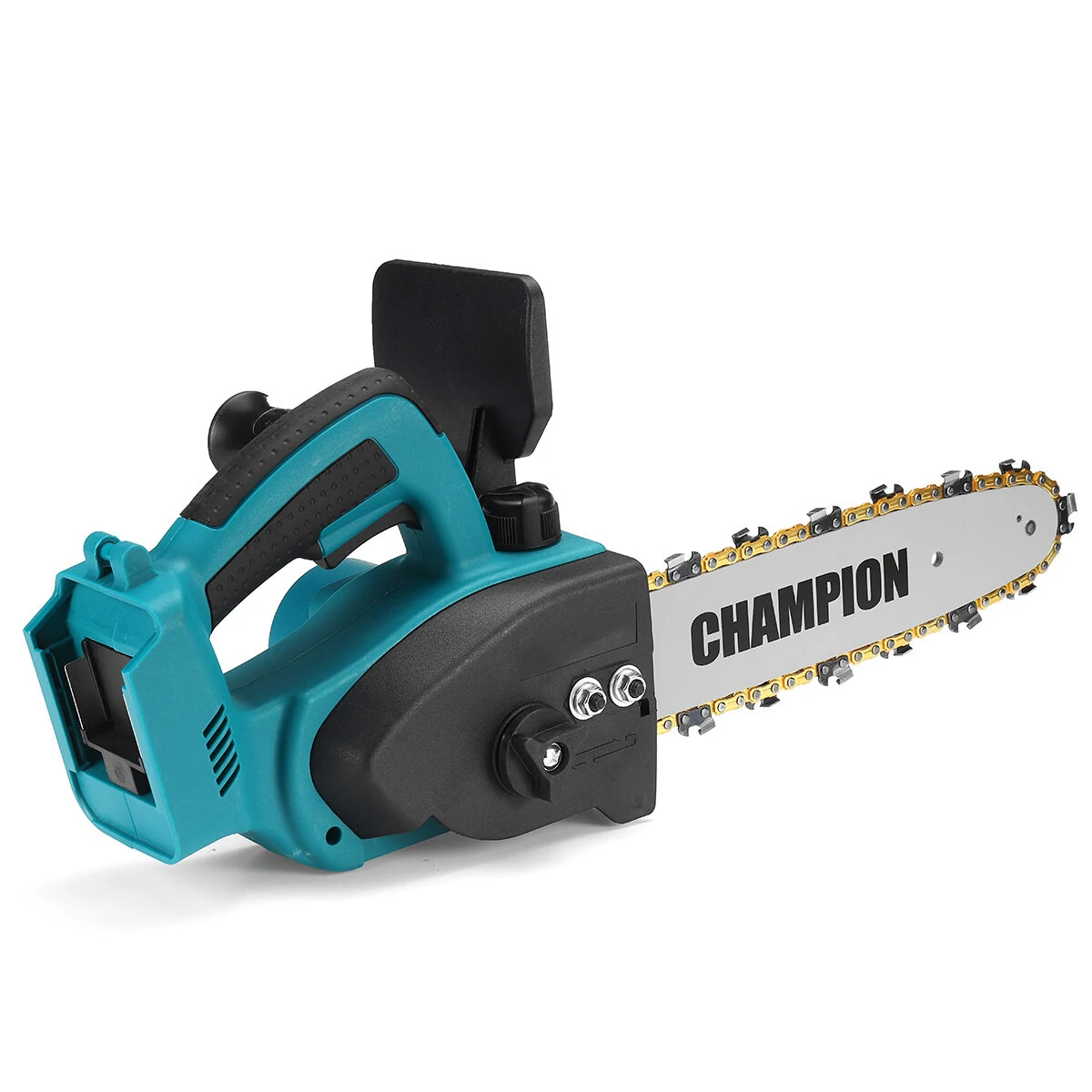 Drillpro 10Inch Cordless Brushless Electric Chain Saw Woodworking Wood Cutter For Makita Battery W/ Plastic Box — view 4