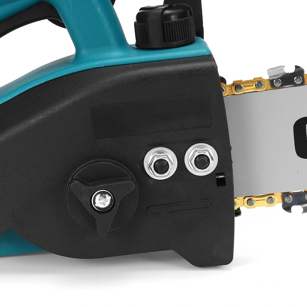 Drillpro 10Inch Cordless Brushless Electric Chain Saw Woodworking Wood Cutter For Makita Battery W/ Plastic Box — view 5