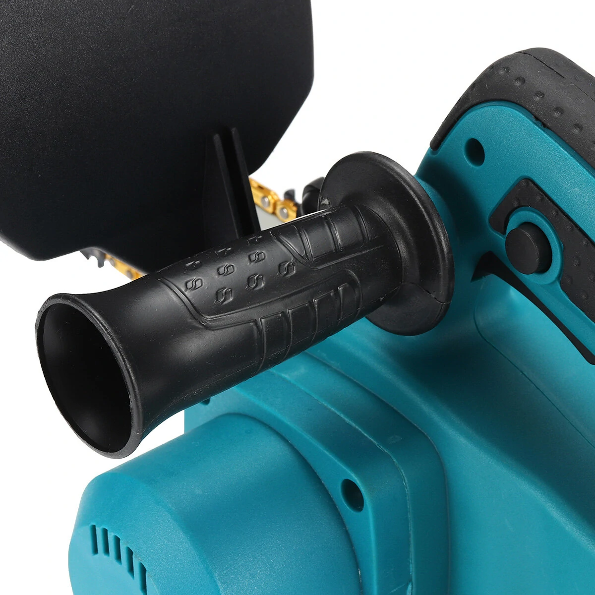 Drillpro 10Inch Cordless Brushless Electric Chain Saw Woodworking Wood Cutter For Makita Battery W/ Plastic Box — view 7