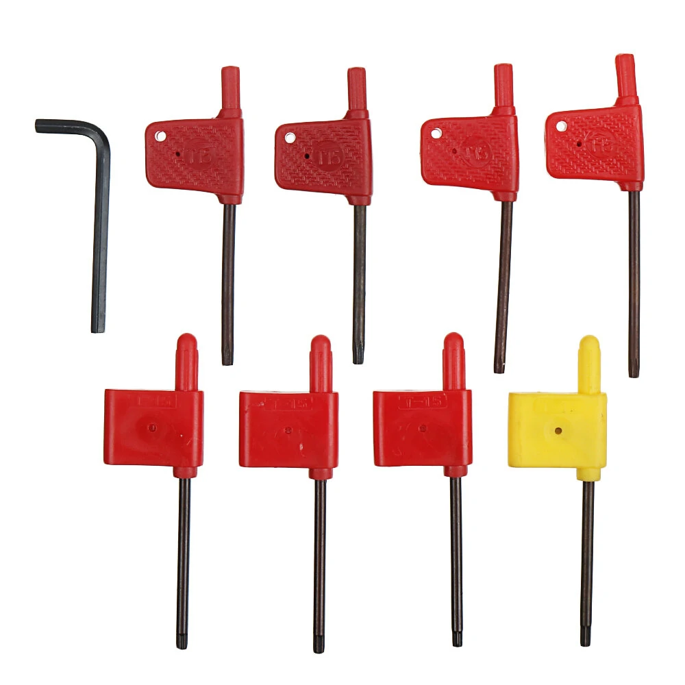 Drillpro 9pcs 16mm Shank Lathe Boring Bar Turning Tool Holder Set With Carbide I — view 3