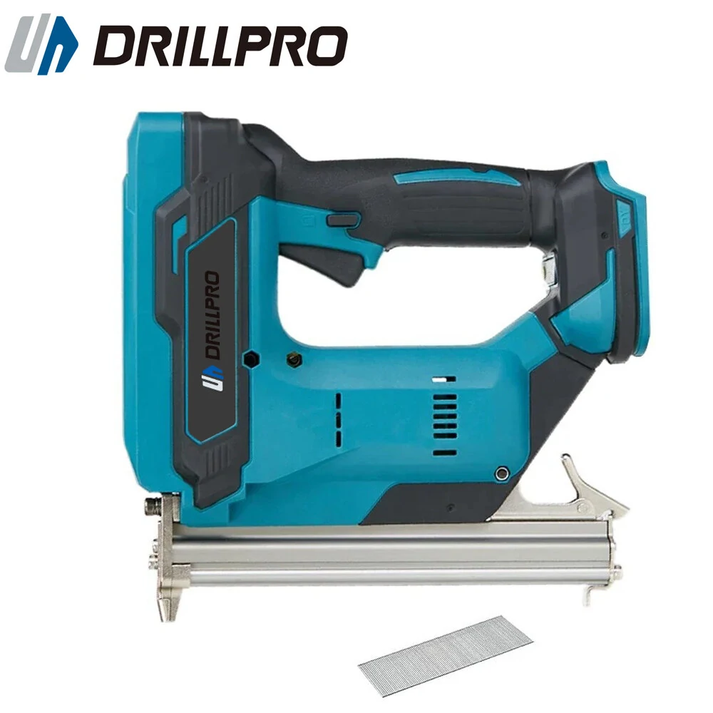 Drillpro Brushless F30 Electric Nail Gun 18V Compatible with Mak Battery High Power Cordless Design Ideal for Wood Inlaying and Furniture Manufacturing 100 Nails Included — view 8