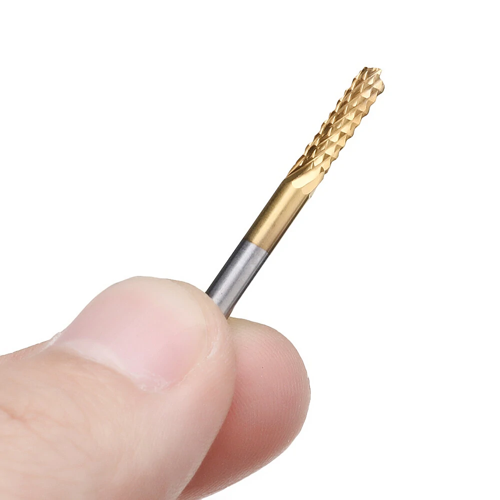 Drillpro DB-M1 10Pcs 0.8-3mm PCB Drill Bits Carbide Engraving Milling Cutter For CNC Rotary Burrs — view 10