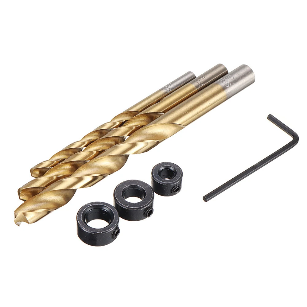 Drillpro Pocket Hole Screw Jig Dowel Drill Guide Woodworking Locator with Drill — view 7