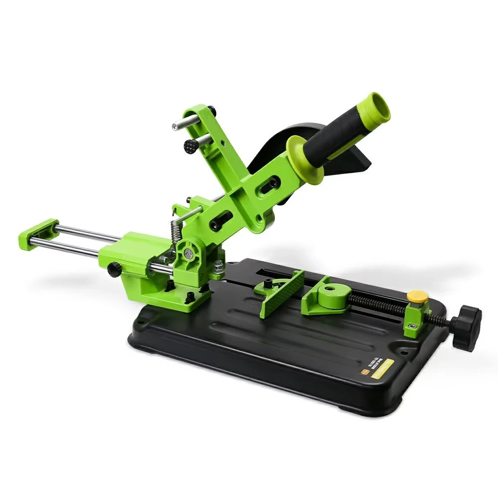 Drillpro Universal Angle Grinder Stand BG-612506 Adjustable Cutting Base Fits 110mm 115mm 125mm Grinder Disc 30mm Max Depth Metal Woodworking Tool Accessories — Drillpro