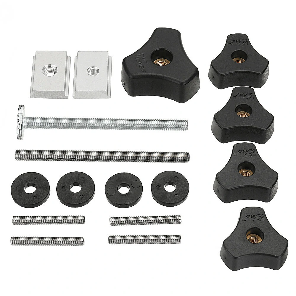 Drillpro Woodworking Tool Accessary Quick Action Hold Down Clamp Handle Nut for T-Slot T-Tracks — view 2