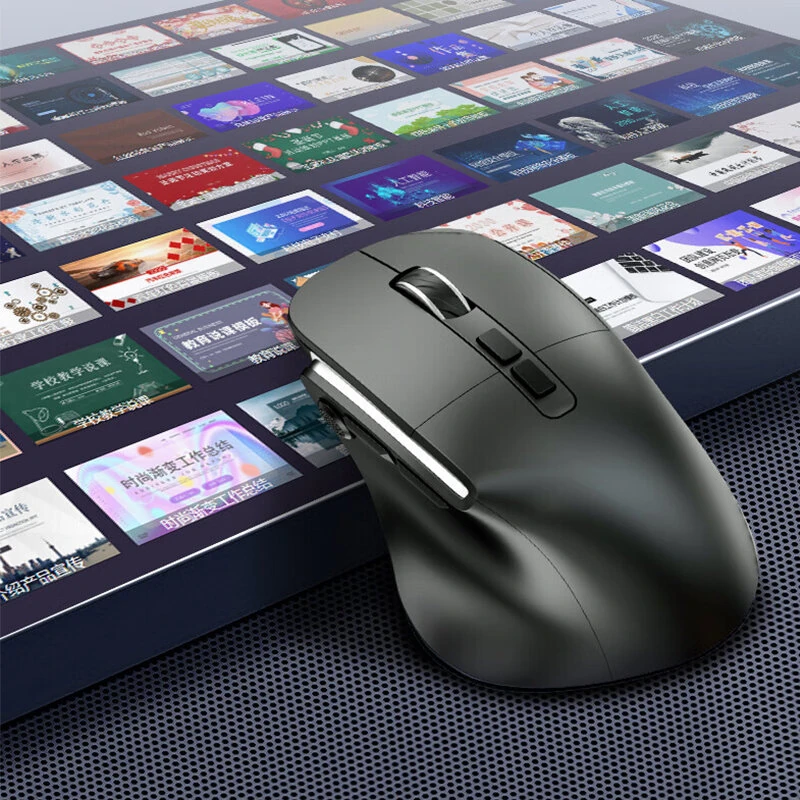 DROB D9 Smart AI Mouse Wireless bluetooth Ergonomic Mice 800-12000 DPI Voice Typing Translation AI PPT Generation Rechargeable for Laptop PC — view 2
