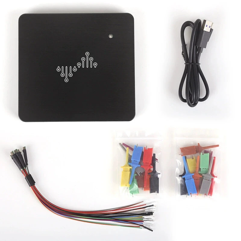 DSLogics U2Basic Logics Analyzer 16 Channels 100MHz USB 2.0 Up To 1GHz Sampling Hardware Trigger Protocol Analysis Digital Signal Debug Tool