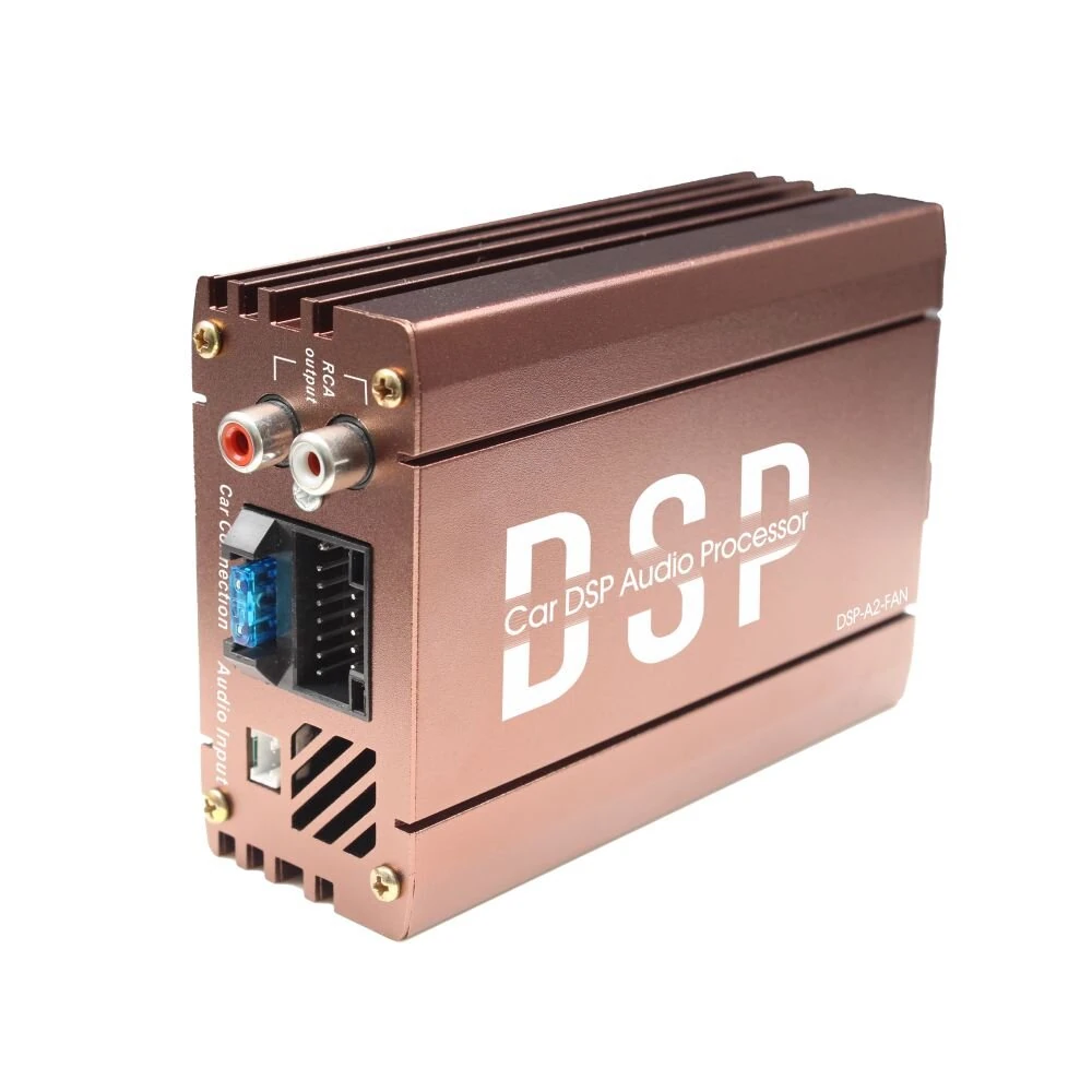 DSP 4 Channels 20-20kHz Car Amplifier Audio Processor Fan Style 4Ω Maximum Stable Load Mobile APP Control — view 6