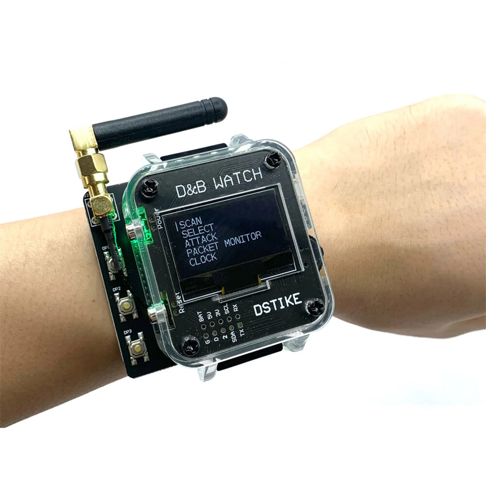DSTIKE V4 WiFi Deauther Bad USB Watch ESP8266 Atmega32u4 Programmable Development Board Attack/Control/Test Tool LOT DS