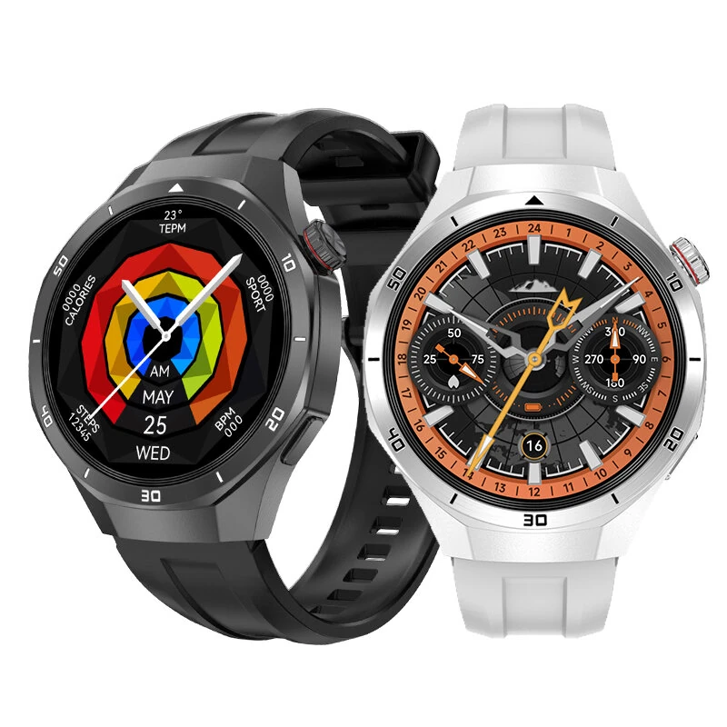 DT NO.1 DT5 PRO 1.463-inch HD Screen TWS Earphone ChatGPT NFC Function bluetooth Call Heart Rate Monitor Sleep Monitoring Breathing Training Multi-sport Modes IP67 Waterproof Smart Watch — view 10