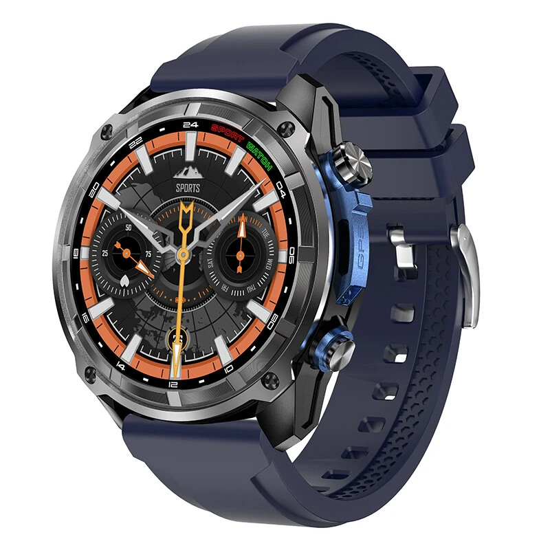 DT NO.1 DTG1 1.43-inch AMOLED Display GPS Offline Maps ABC Function 3ATM Waterproof 860mAh Massive Battery bluetooth Call Heart Rate Blood Oxygen Monitor Sleep Monitoring Multi-sport Modes Built-in LED Flashlight Smart Watch — view 3