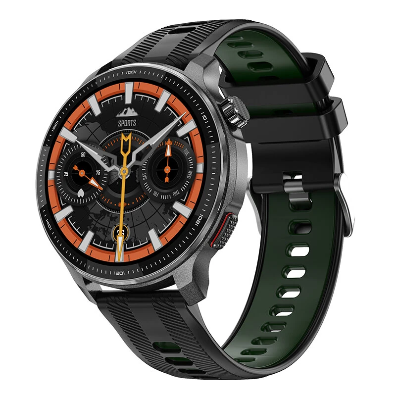DT NO.I DTG6 1.43inch AMOLED Display GPS Offline Maps ABC Function 3ATM Waterproof bluetooth Call Heart Rate Blood Oxygen Monitor Sleep Monitoring Multi-sport Modes 3ATM Waterproof Smart Watch — view 3