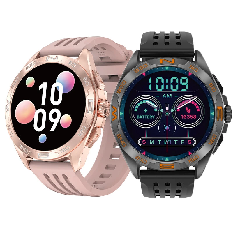 DTM1 1.43 inch AMOLED Display AI Voice Assistant GPS bluetooth Call Heart Rate Monitor Breathe Training Sleep Monitoring Multi-sport Modes Music Playback IP68 Waterproof Smart Watch — DT NO.I