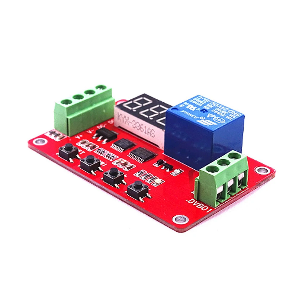 DVB01 DC 5V 12V 24V Digital Display Window Voltage Comparator Voltage Measurement Charge Discharge Overvoltage Undervoltage Over-limit Protection Module Board — view 2