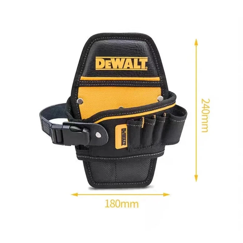 DWST83486-1 for DEWALT Tool Pocket Compact 4 Pockets Adjustable Waist Bag Polyester Electric Screwdrivers Wrenches Accessories Storage Organizer Heavy Duty Waist Strap — view 5