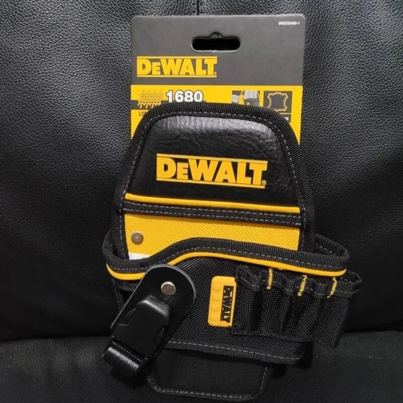 DWST83486-1 for DEWALT Tool Pocket Compact 4 Pockets Adjustable Waist Bag Polyester Electric Screwdrivers Wrenches Accessories Storage Organizer Heavy Duty Waist Strap — view 7