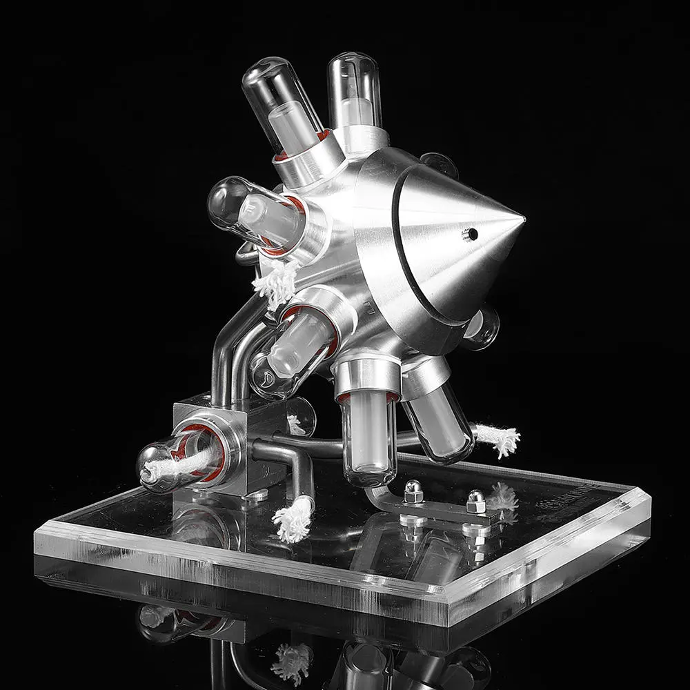 Eachine ET3 STEM Hot Air Four Cylinder Stirling Engine External Combustion Engine Model Is Suitable for Science Experiments — view 11