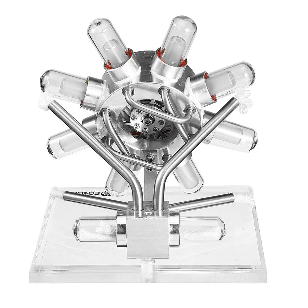 Eachine ET3 STEM Hot Air Four Cylinder Stirling Engine External Combustion Engine Model Is Suitable for Science Experiments — view 7