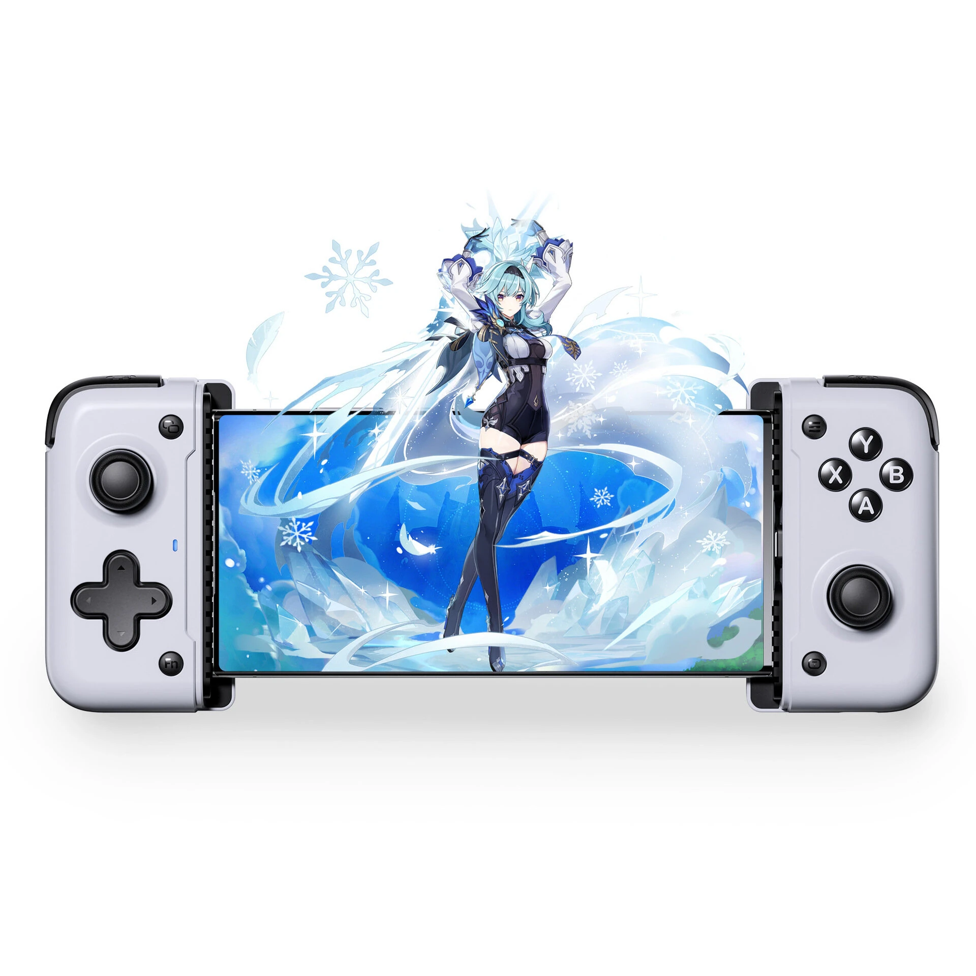 EasySMX M05 Wired Type-C Mobile Phone Controller bluetooth Stretchable Mobile Gamepad with Hall Linear Triggers 3D Joystick Support Vibration Turbo Function 100-173mm Extendable — view 2