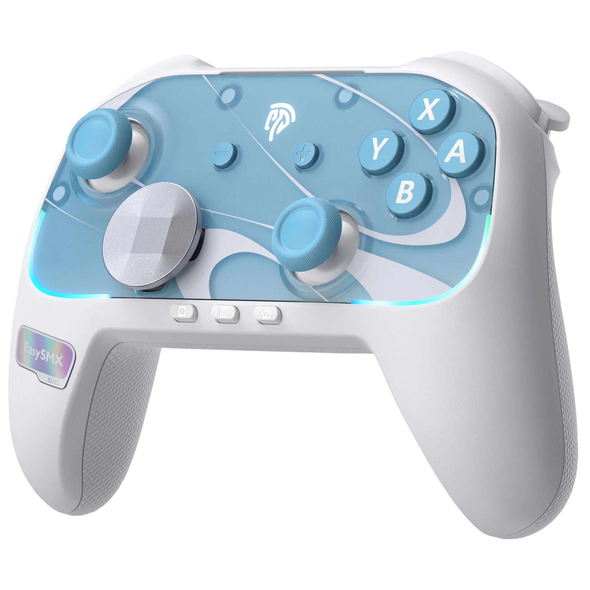 EasySMX S10 Wired bluetooth Gamepad TMR Joystick RGB Controller Compatible with Switch 2/PC/Phone/TV/Steam Support Six-axis Gyro HD Vibration NFC Function — view 4